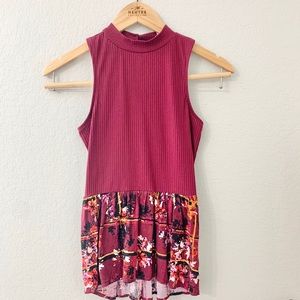 Candies | Red Sleeveless Tank Top